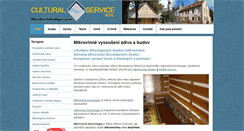 Desktop Screenshot of cultural-service.cz