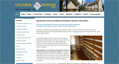 Desktop Screenshot of cultural-service.sk