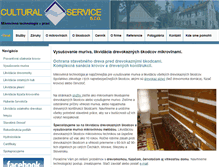 Tablet Screenshot of cultural-service.sk